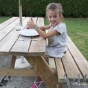 Une rallonge de banc pour table pique-nique