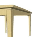 Création Table Rectangulaire de Salle à Manger