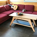 Table basse en mélèze