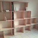 Grande étagère nature