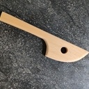 Une spatule pour racler les bols