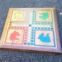 Jeu de petit chevaux en chene massif