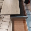 Table basse en chataignier