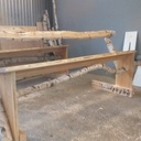 Tables et bancs meleze bouleau