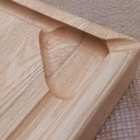 Planche à découper en Frêne avec un accent de Merisier