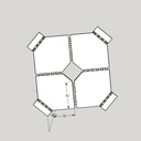 Un tabouret flottant