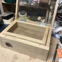 Boîte à bijoux en chêne