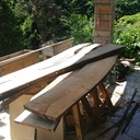 Bibliothèque en merisier