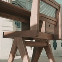 Chaise et bureau inspiré de Pierre Jeanneret et de Detjer