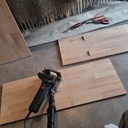 Meuble casier de cuisine en Hetre lamellé collé