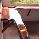 Plans de travail cuisine Acajou et résine