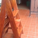 Escabeau version bois noble