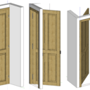 Portes d'interieur en série