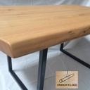 Table basse bois et fer