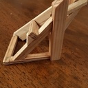 Maquette de raccord de comble (CAP Charpente 2017 - EP2)