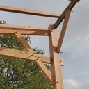 Une petite charpente - chantier école