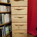 Chiffonnier chene et merisier