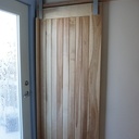 Porte coulissante sur rail