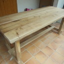 Table massive en chêne