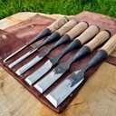 Set de 6 ciseaux à bois forgés