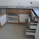 Cuisine chêne et mélaminé