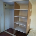 Placard avec porte coulisante