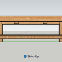 Table basse - double plateau