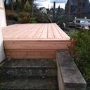 Terrasse de vacances de Noël