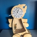 Horloge en bois