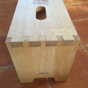 Repose-pieds en hêtre