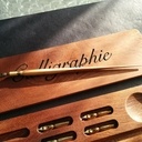 Plumier et porte-plume de caligraphie