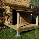 Niche pour couple de chiens