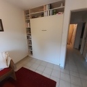 Lit escamotable bibliothèque