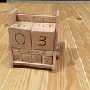 Calendrier perpétuel aux outils à main "unplugged"