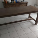 Table en laméllé collé chêne