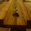 Porte couteaux mural, fixation invisible