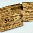 Sous-verre Cassette Audio