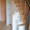 Escalier design avec rangement