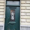 Porte d’entrée pour immeuble de style