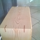 Petite table en frêne