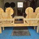 Banc tout en palettes