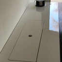 Bureau sans "pied"   Laque et  taquet  Francais  ou  French Cleat