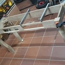 Bureau pieds galbés