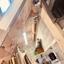 Escalier escamotable et son contrepoids