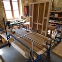 Instalation dans l'atelier mis en partage par Vincent