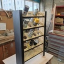 Rangement bombe de peinture murale