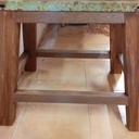 Piétement scie à ruban en arêtier