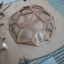 Coupole de yourte diam 140