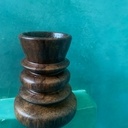 Petit pot en bois de palmier