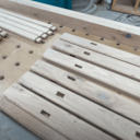 Table de massage en chène